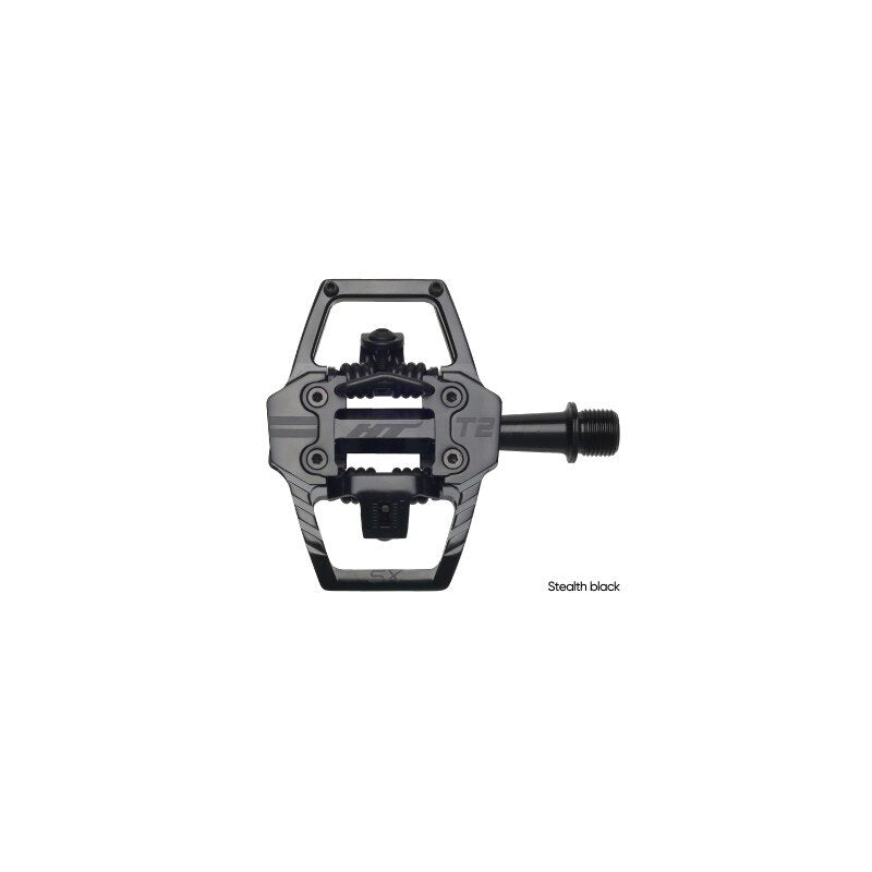 HT T2 SX BMX Clipless Pedals - Stealth Black