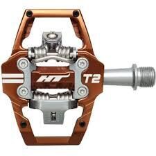 HT T2 SX BMX Clipless Pedals - root beer