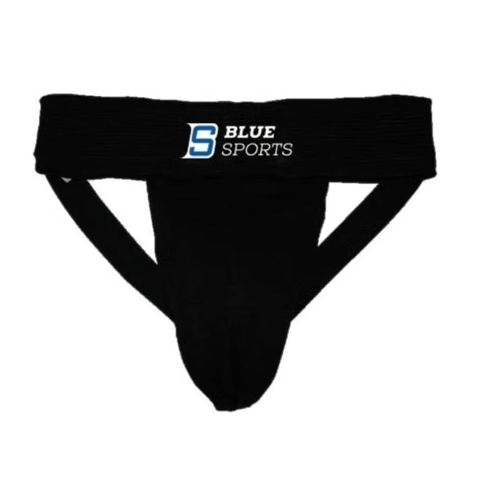 Blue Sports Deluxe Support With Cup Senior Spenzūra