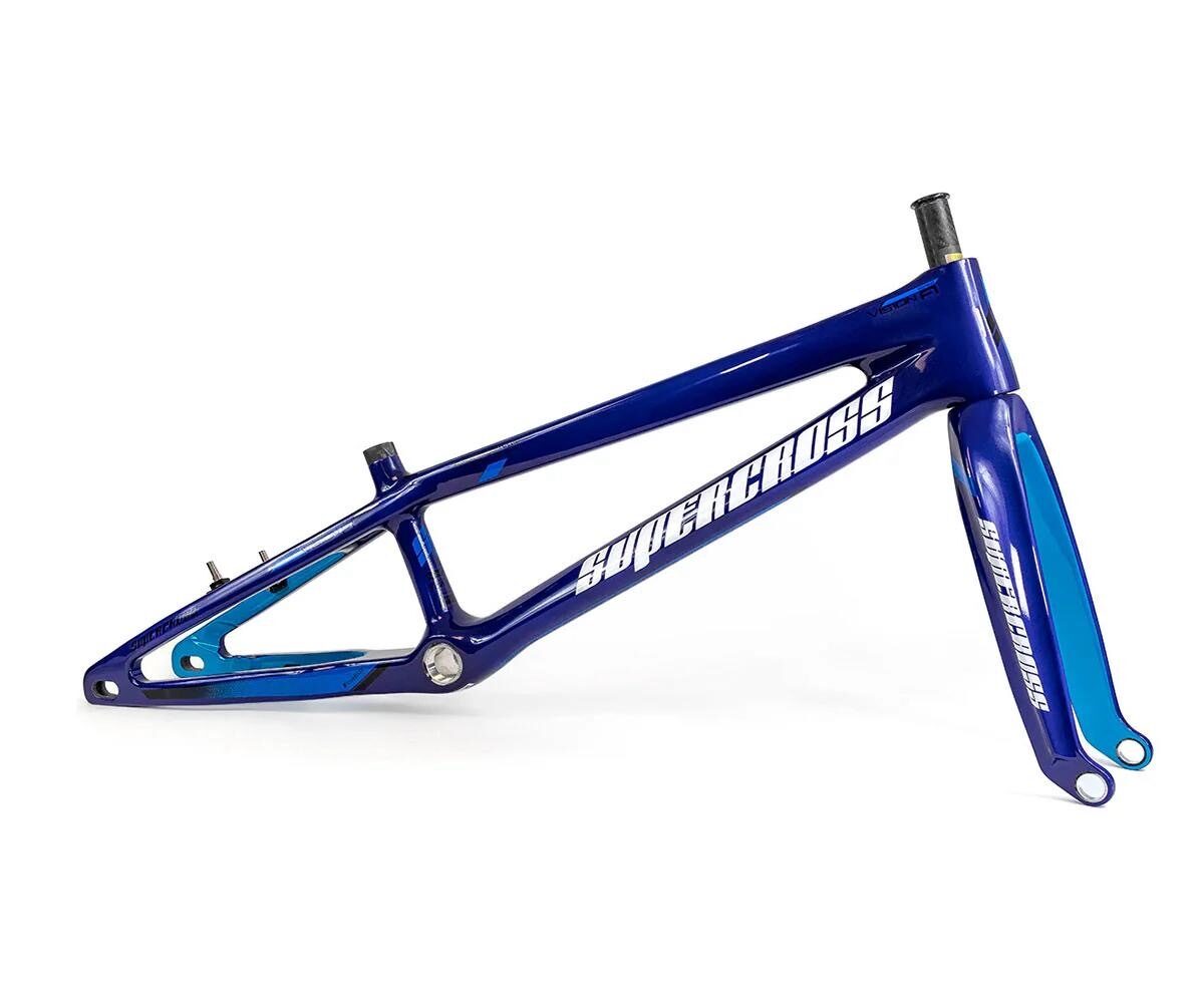 Supercross BMX Vision F1 Carbon Fiber Racing Chassis - Purple Reign