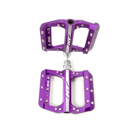 HT AE12 SX BMX Platform CNC Pedals - Purple