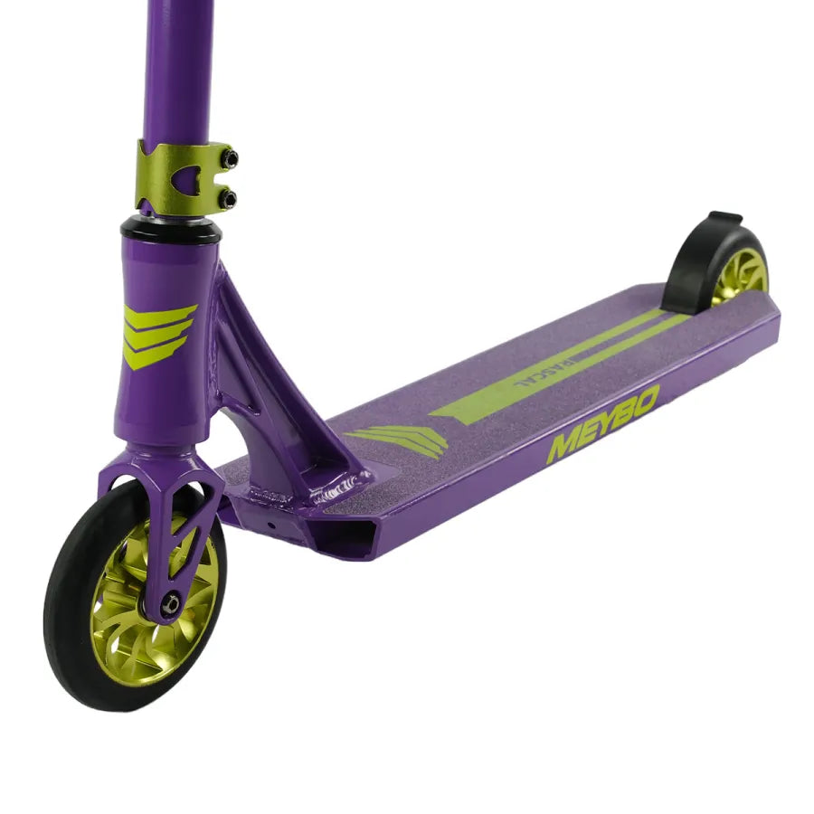 Meybo Rascal Stunt Scooter 120mm - Violets/Neona Dzeltens