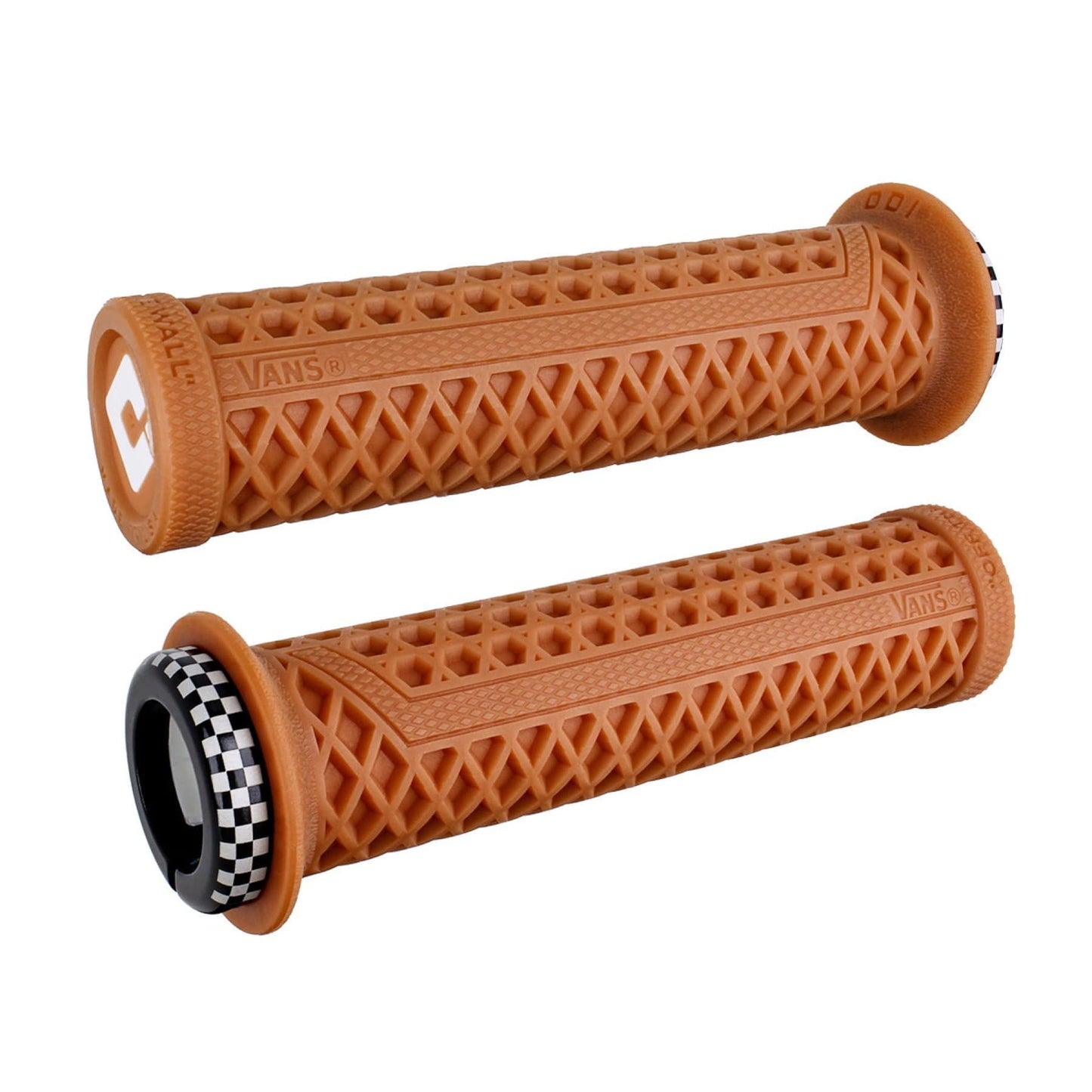 Stūres Rokturi ODI VANS V2.1 Lock On 135mm - Gaiši Brūni
