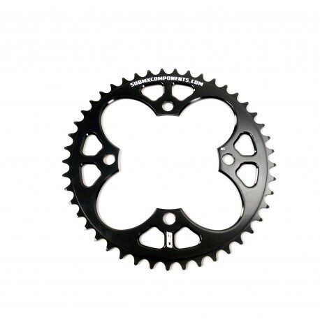 SD Zobrats V2 6061 CNC 4 Skrūvēm - Melns