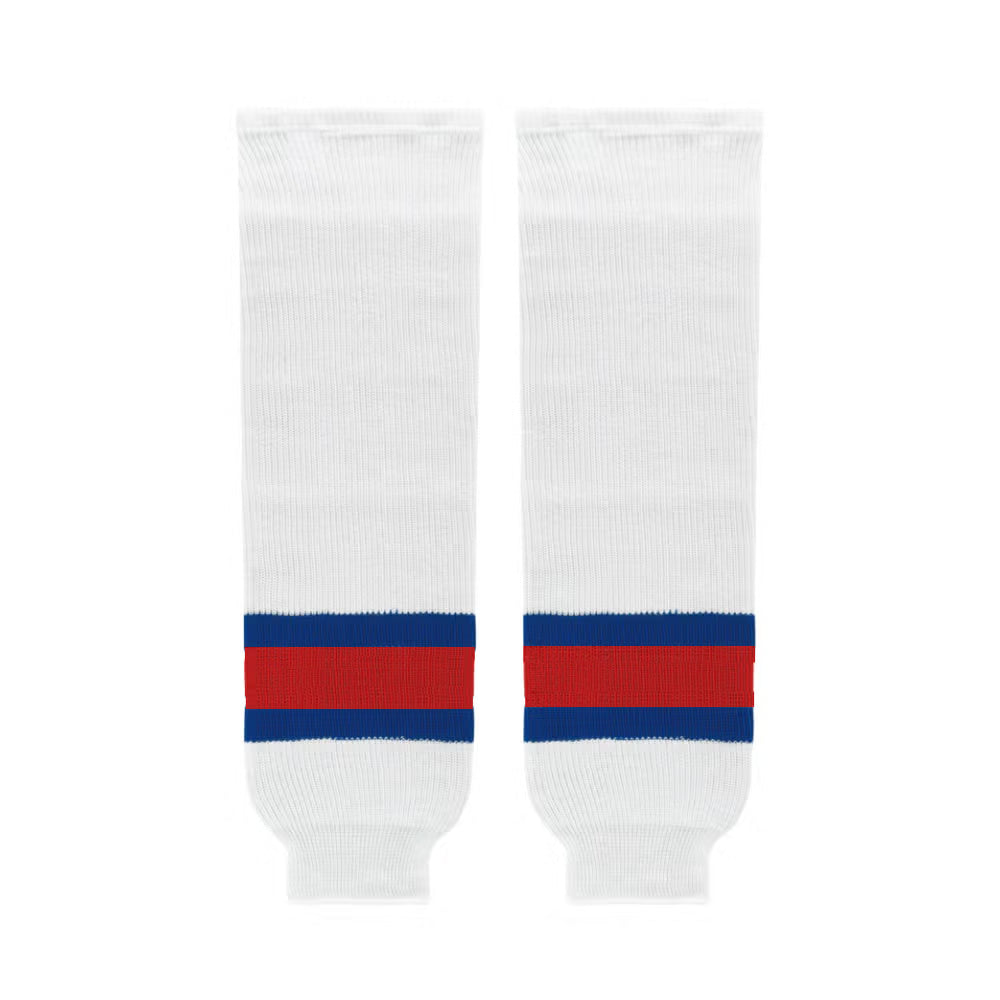 Warrior S23 NHL Rangers Youth Gaiters
