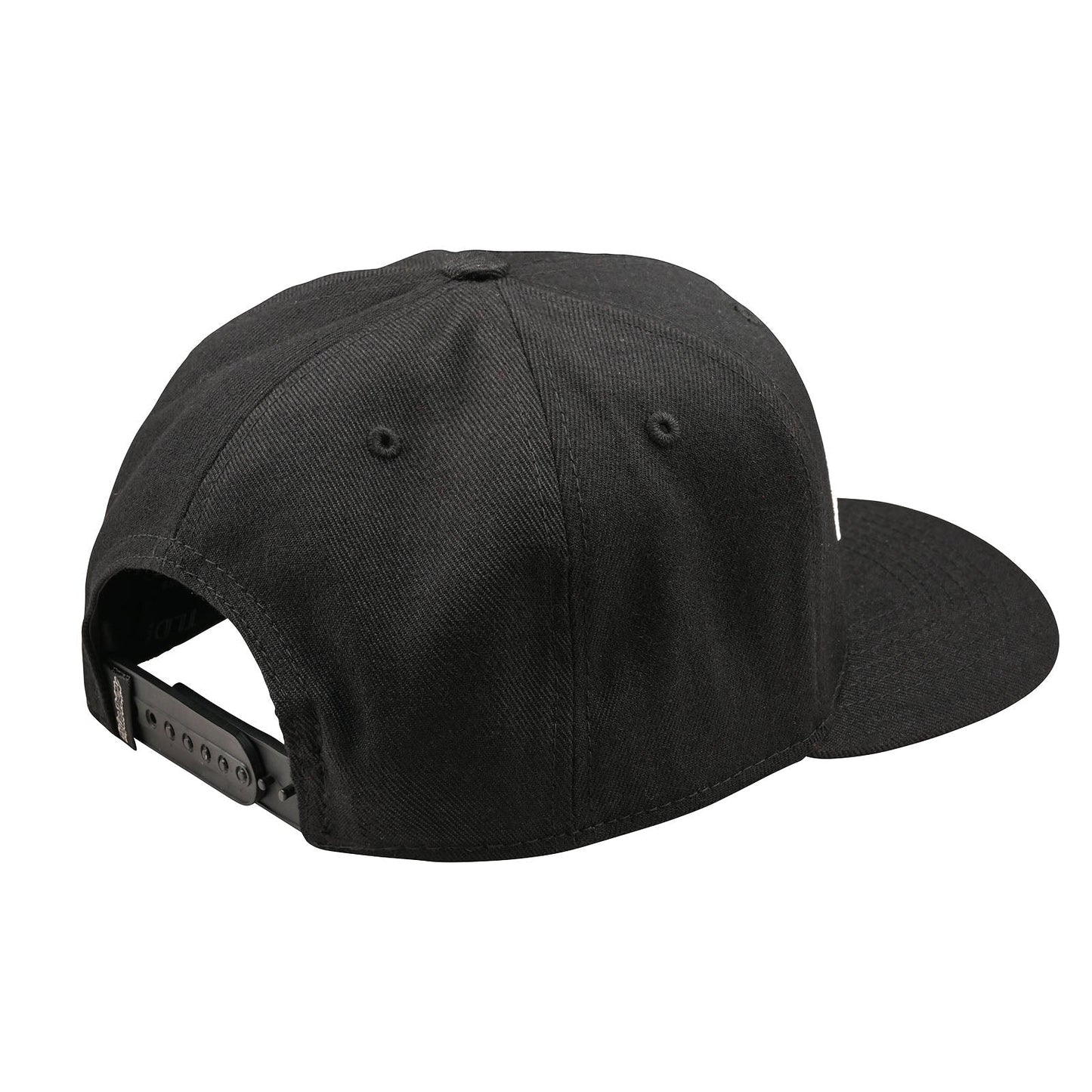 Izliekta Snapback cepures emblēma melnā krāsā