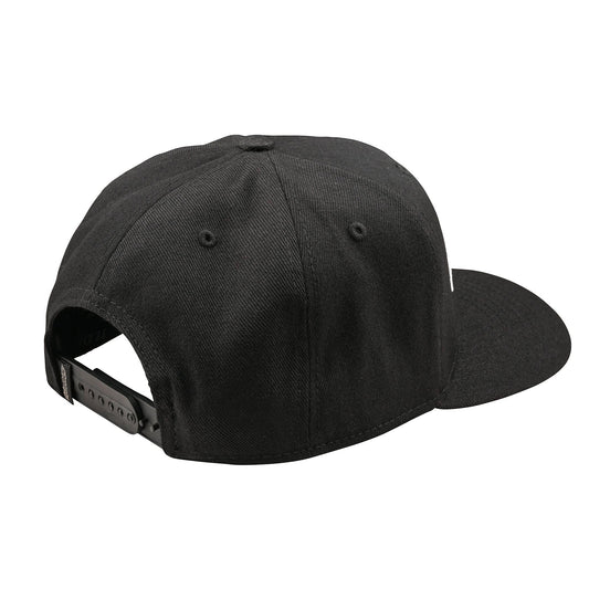 Izliekta Snapback cepures emblēma melnā krāsā