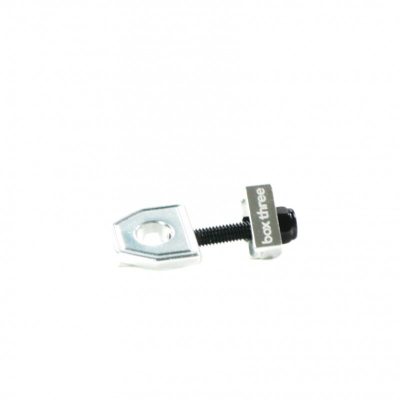 Box Three Chain Tensioners 10mm X 1 Axle Hole - Silver