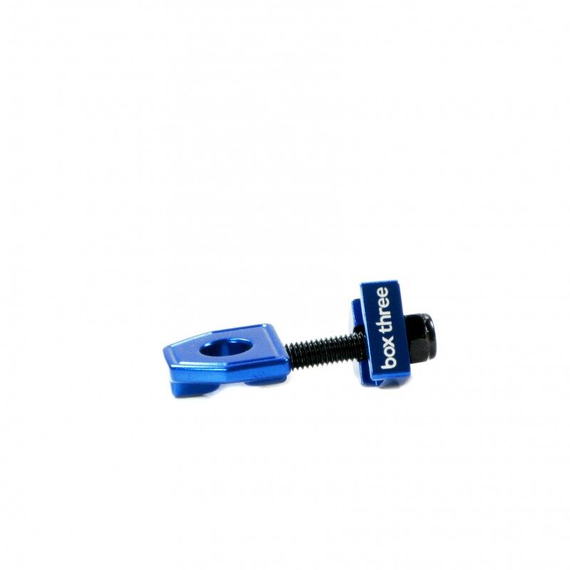 Box Three Chain Tensioners 10mm X 1 Axle Hole - Blue