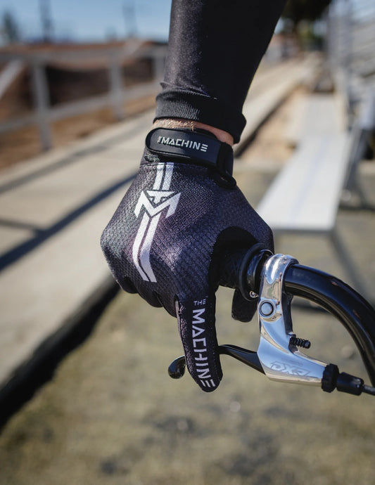 The Machine Racing Cimdi - Melns