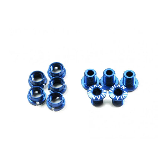 Avian Alloy Chainring Bolts Blue - Long