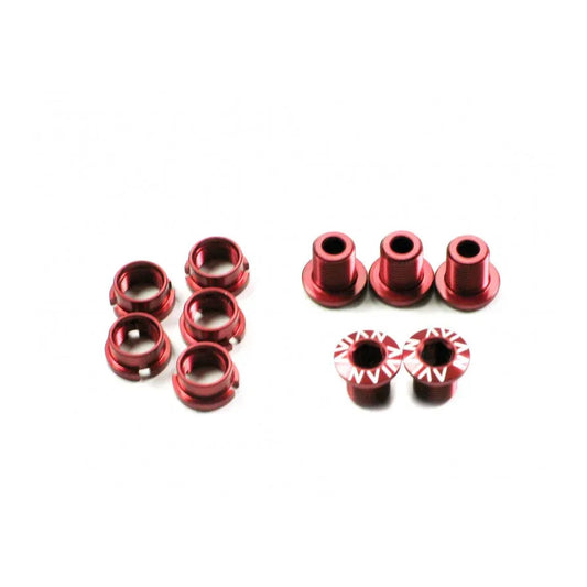 Avian Alloy Chainring Bolts Red
