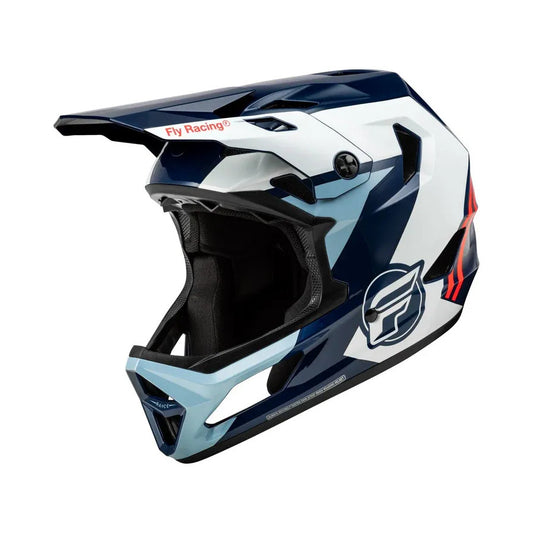 Fly Rayce Helmet - Sarkans/Balts/Zils