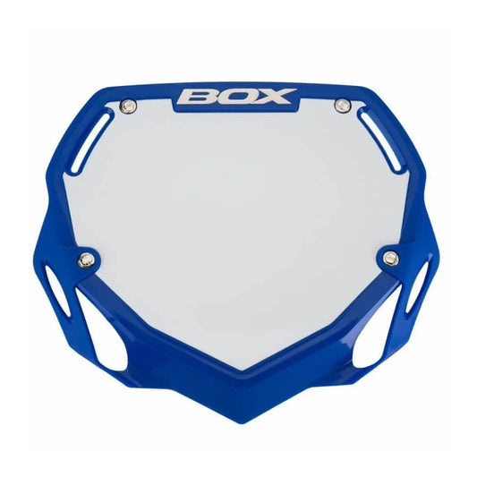 Box Two Number Plate Blue