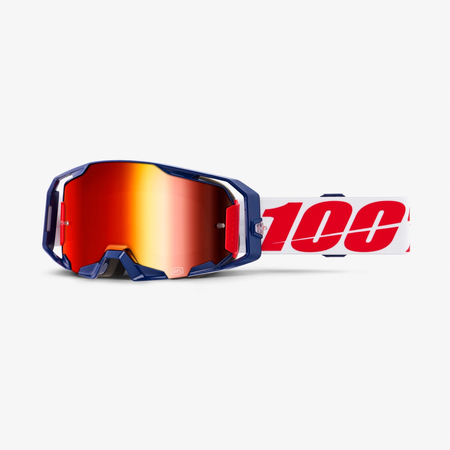 Aizsargbrilles 100% ARmatic Mach Z, ar sarkanu spoguļlēcu