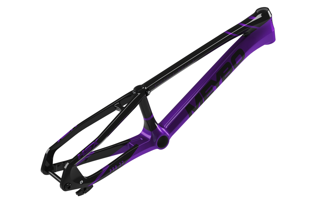 Meybo 2025 HSX Carbon Bmx Race Rāmis - Melns/Violets