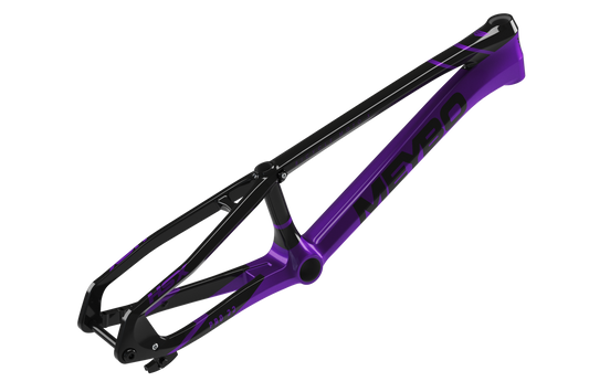 Meybo 2025 HSX Carbon Bmx Race Rāmis - Melns/Violets