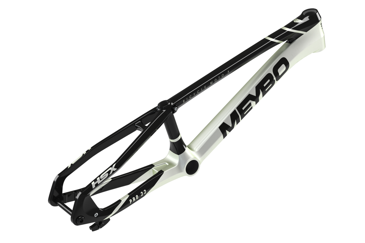 Meybo 2025 HSX Carbon Bmx Race Rāmis - Melns/Balts