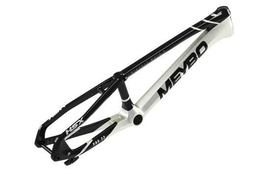 Meybo 2025 HSX Carbon Bmx Race Rāmis - Melns/Balts