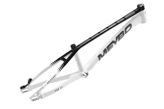 Meybo 2025 Holeshot Bmx Race Rāmis - Balts/Melns/Pelēks