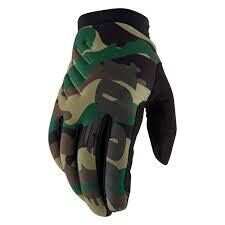 100% BRISKER Gloves - Camouflage