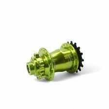 SD-X Sniper Pro Disc Rear Hub 15 mm - Lime