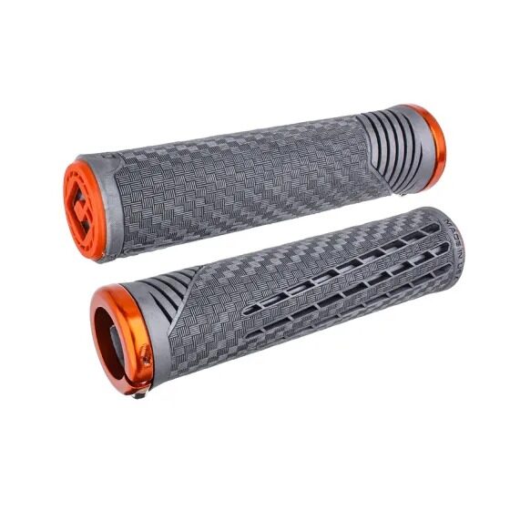 ODI Connor Fields Grip v2.1 Lock-On - Grafīts / Oranžs