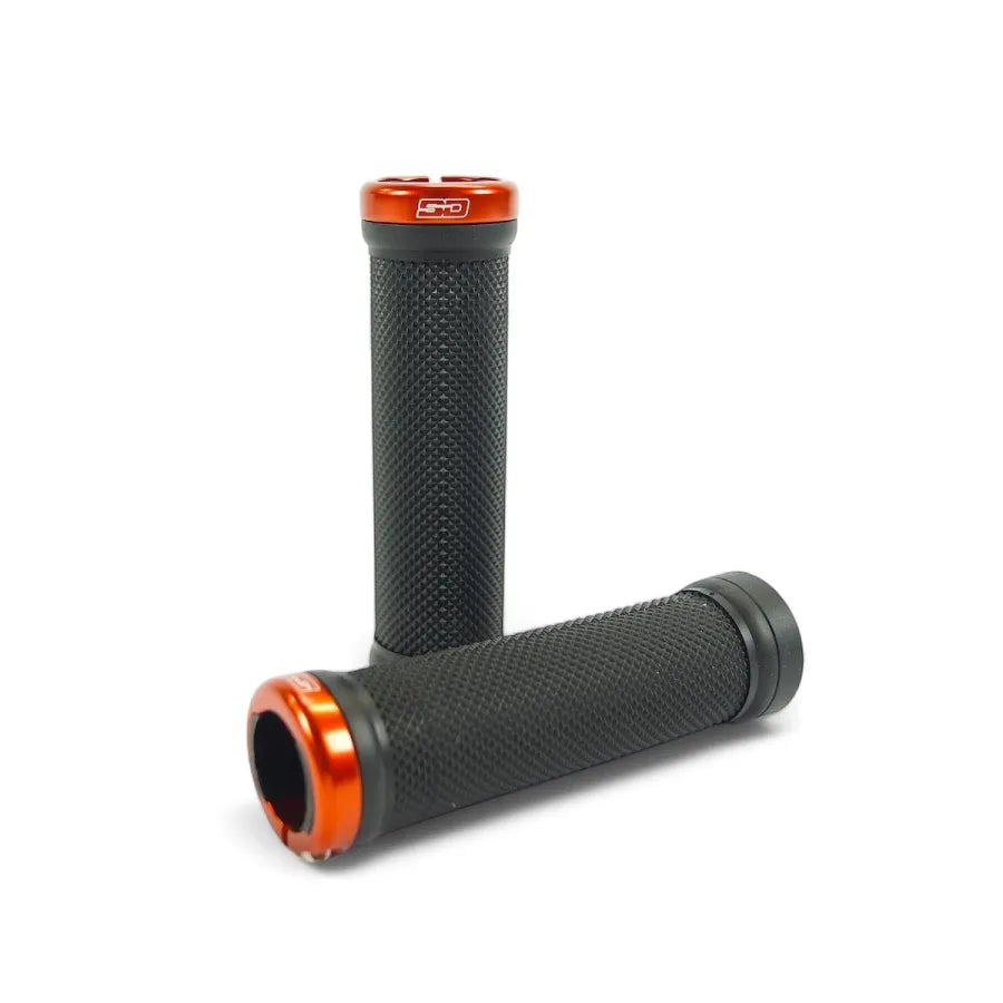 SD Bmx/Mtb Lock On Grip V2 - Melns/Galu Krāsa