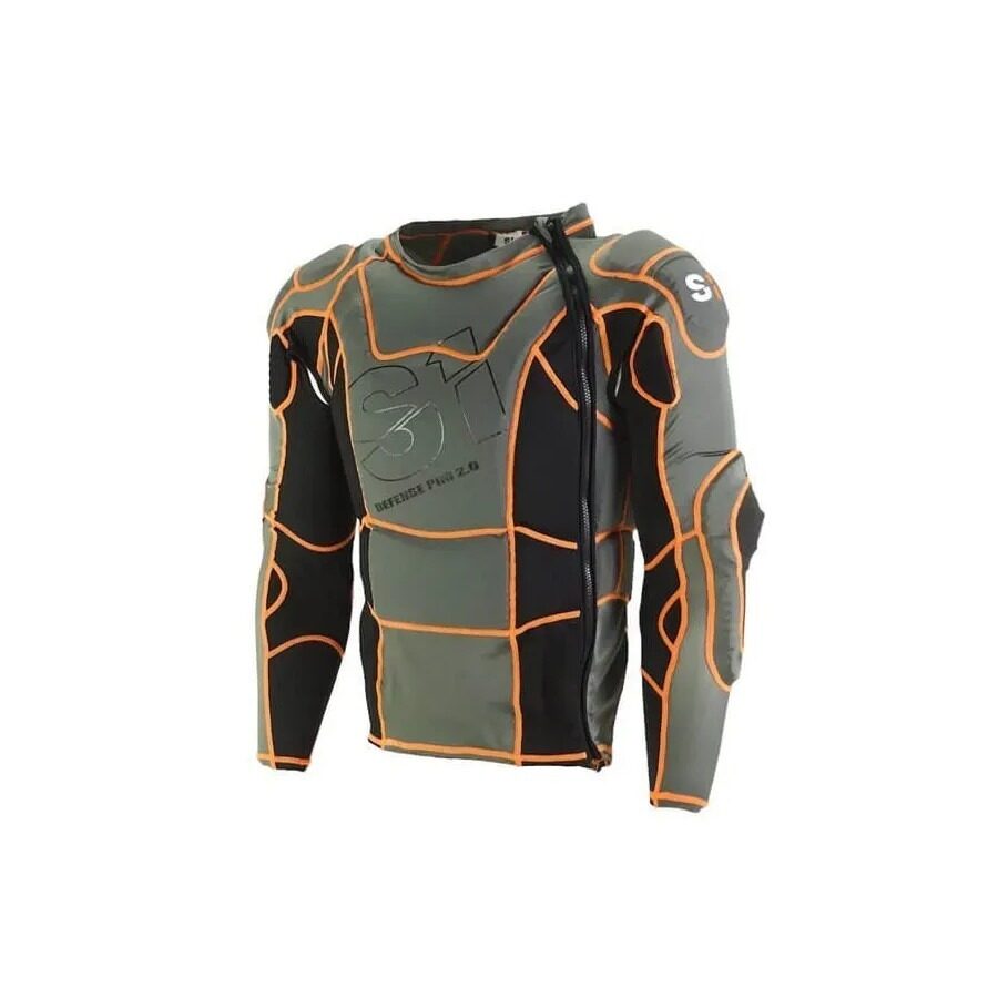 S1 Defense Pro 2.0 Armor Jacket - Black / Orange