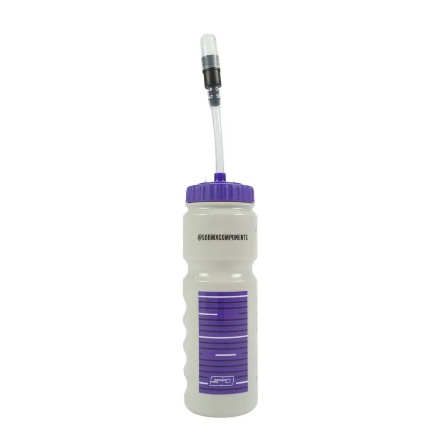 SD Bottle V4 With Straw - Grey / Purple