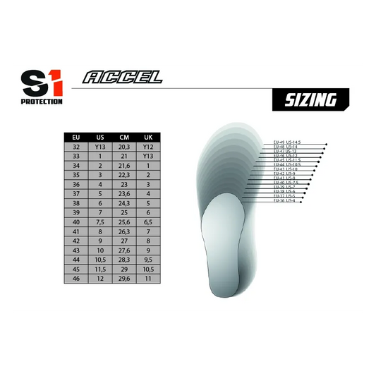 S1 Accel BMX Race Kurpes - Baltas