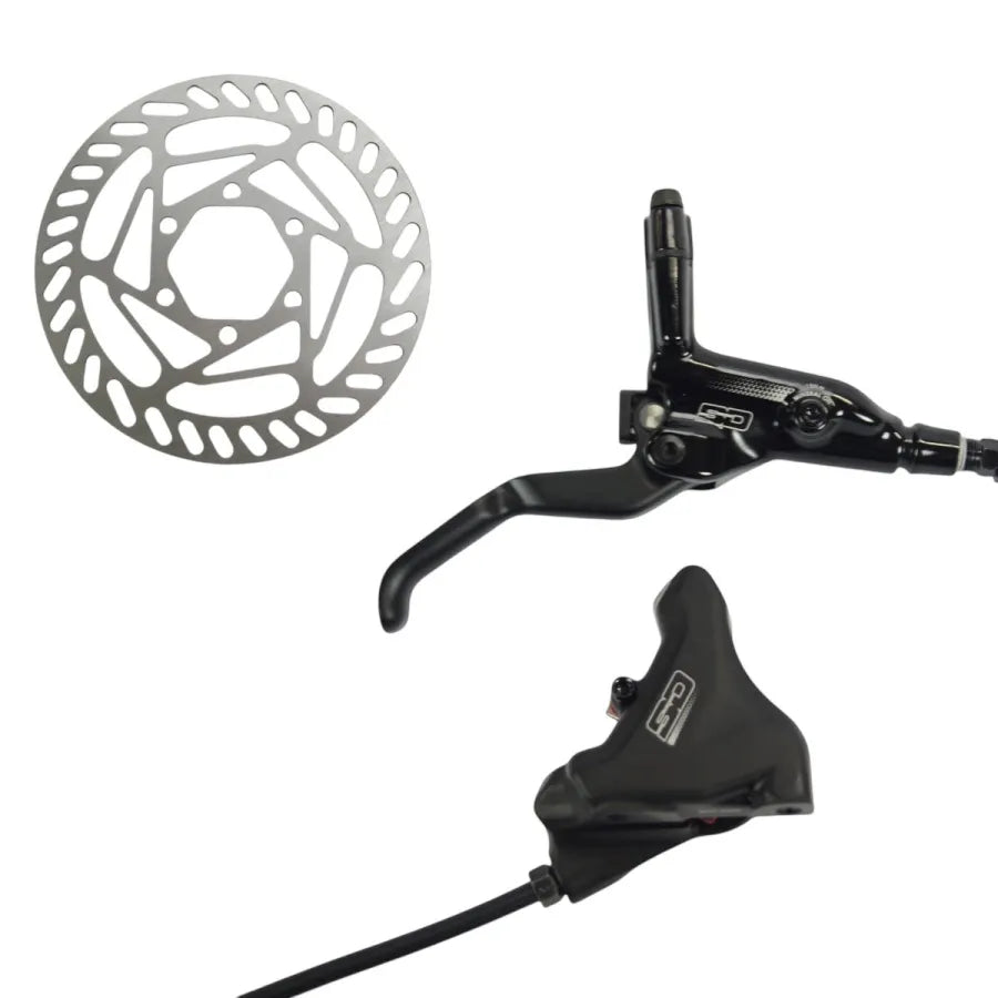 SD Salvo Hydraulic Disc Brake Kit Flat Mount + 120mm Rotor