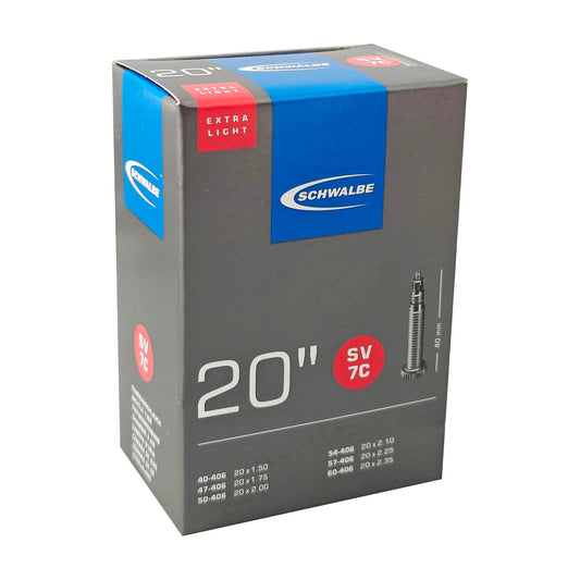 Kamera Schwalbe SV7C Extra Light BMX Race Inner tube 40mm 20 X 1.50 - 1.75