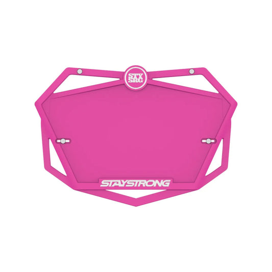 Stay Strong Plate Hot Pink Mini