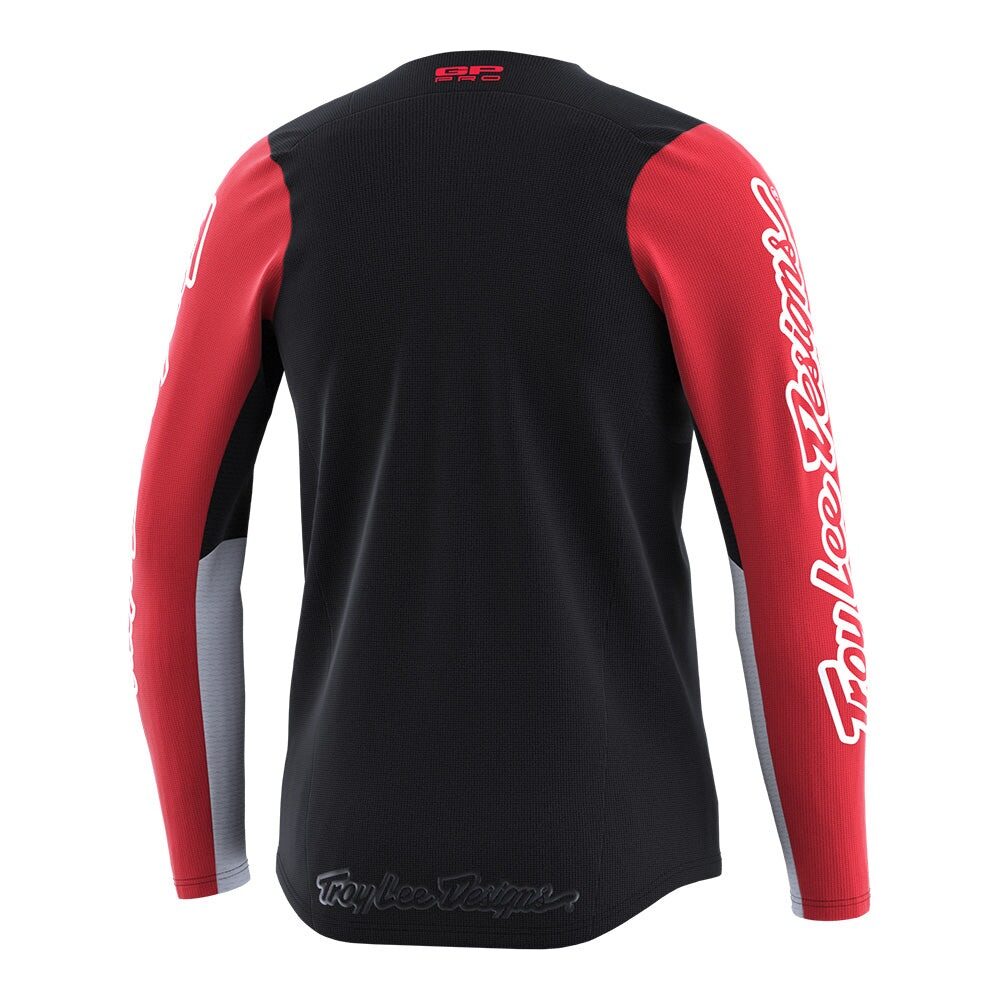 Bērnu Troy Lee Designs GP Pro Krekls Boltz - Melns/Sarkans