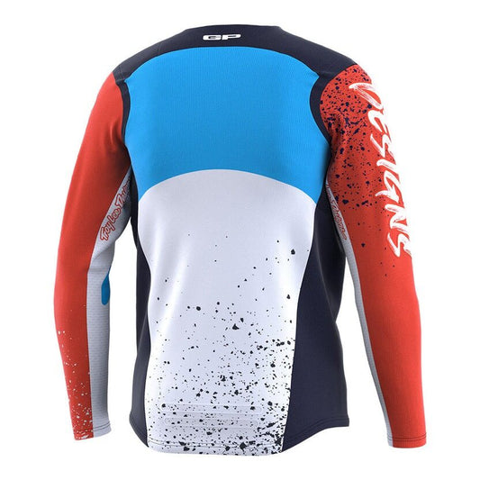 Bērnu Troy Lee Designs GP Pro Krekls Partical - Zils/Oranžs