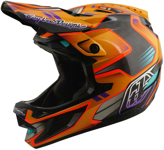 Troy Lee Designs D4 Carbon MIPS Helmet - Crest Gold