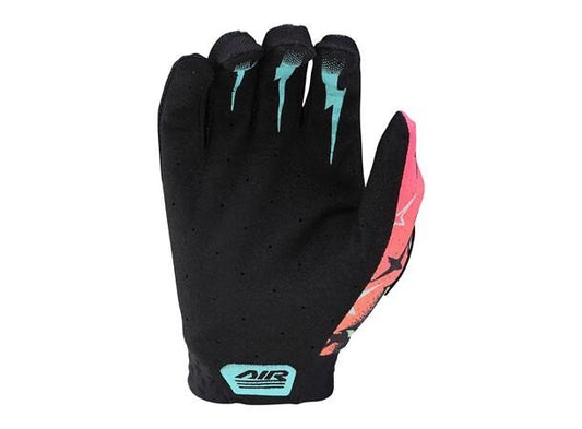 Troy Lee Designs Air Cimdi Skull Demon - Oranžs/Zaļš