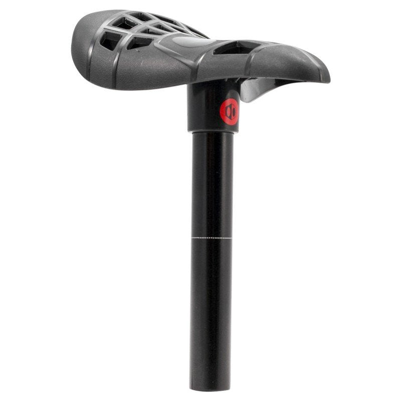 Box Two Saddle Alloy Post - Melns