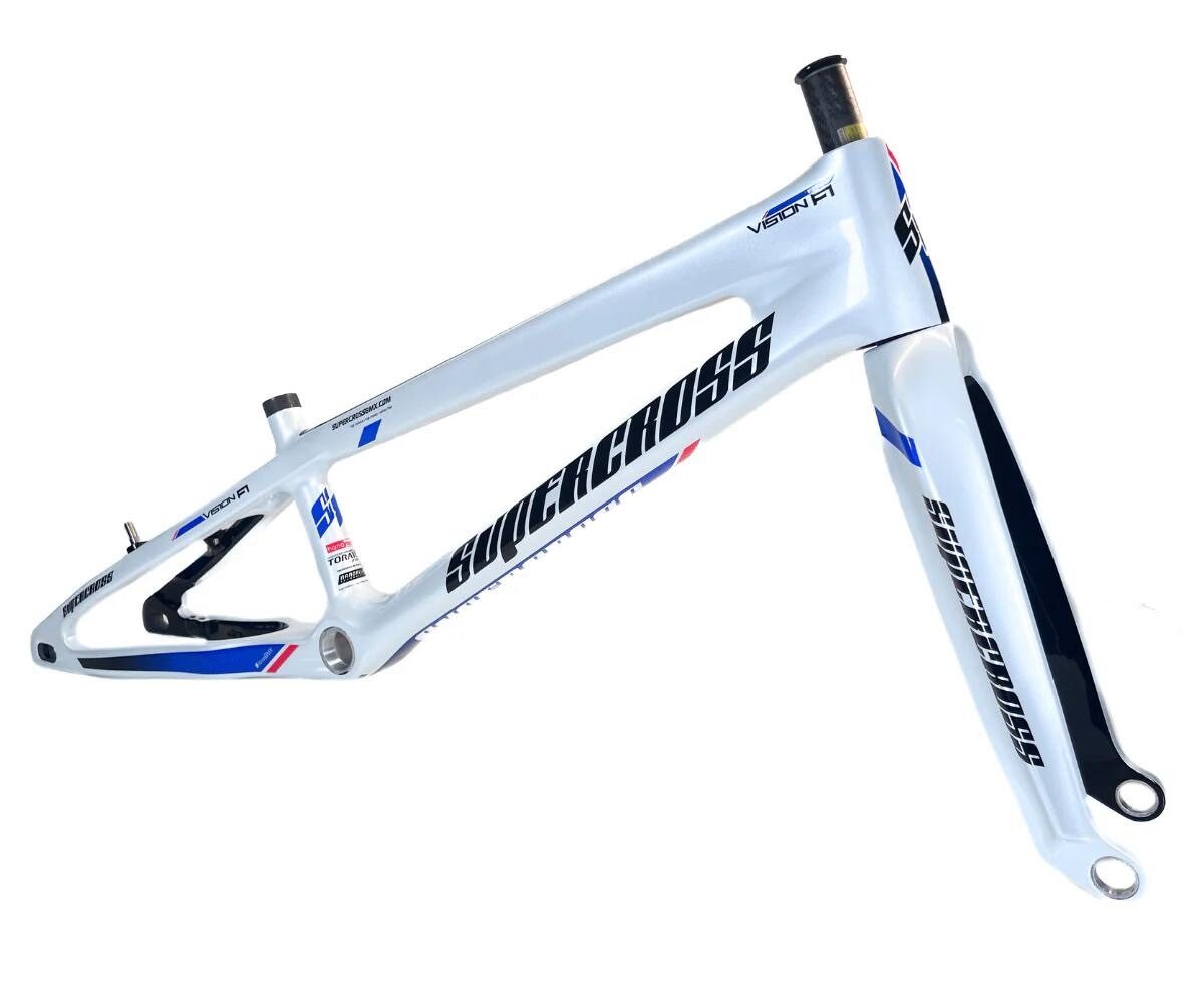 Supercross BMX Vision F1 Carbon Fiber Racing Chassis - Captain America 