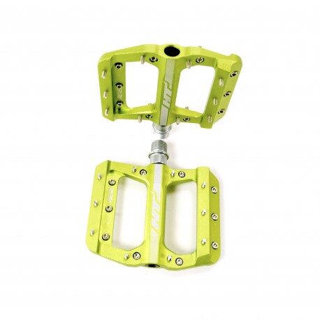 HT AE12 SX BMX Platform CNC Pedals - Apple Green