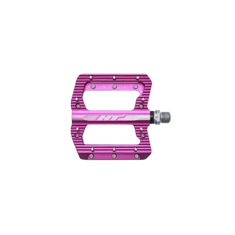 HT ANS01 BMX Platform CNC Pedals - Purple