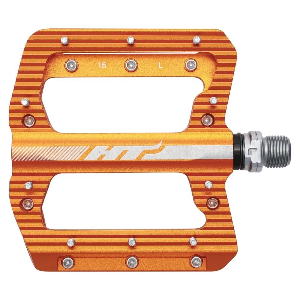 HT ANS01 BMX Platform CNC Pedals - Orange