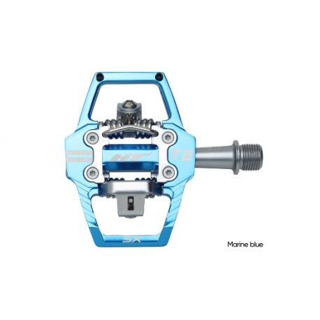 HT T2 SX BMX Clipless Pedals - Marine Blue