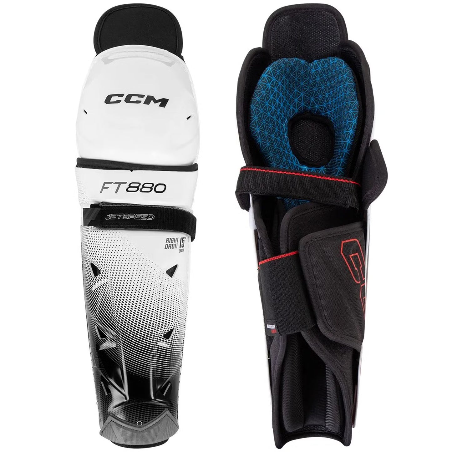 CCM JetSpeed S25 FT880 Senior Hokeja Kājsargi