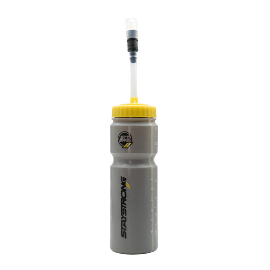 Stay Strong Bottle With Straw OG Grey/Yellow
