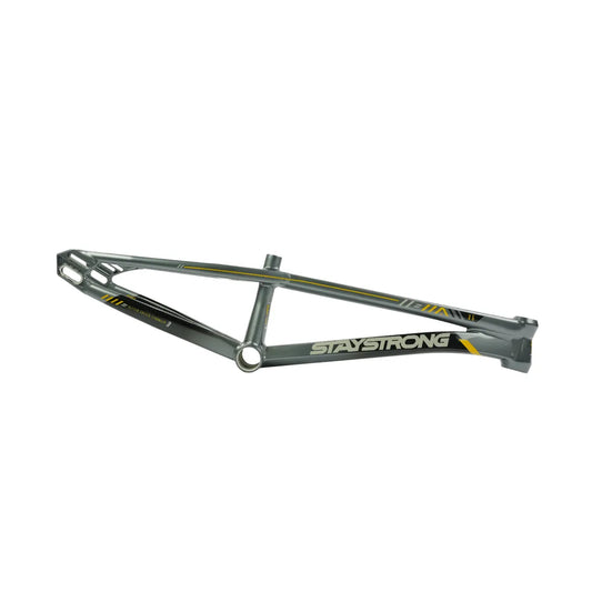 Stay Strong For Life V6.0 Bmx Race Frame Grey/Gold