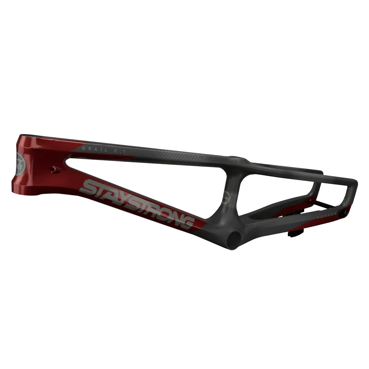 Stay Strong Grail C.1 Bmx Race Frame Burgundy/Matte Black