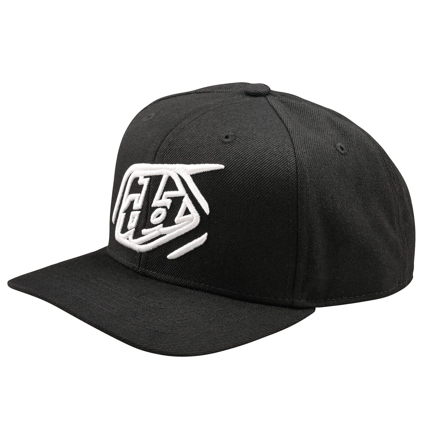 Izliekta Snapback cepures emblēma melnā krāsā