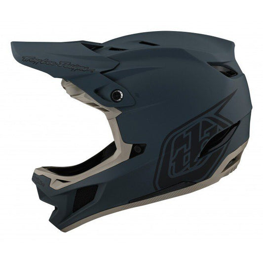 Troy Lee Designs D4 Composite Helment W/Mips Stealth Pelēks